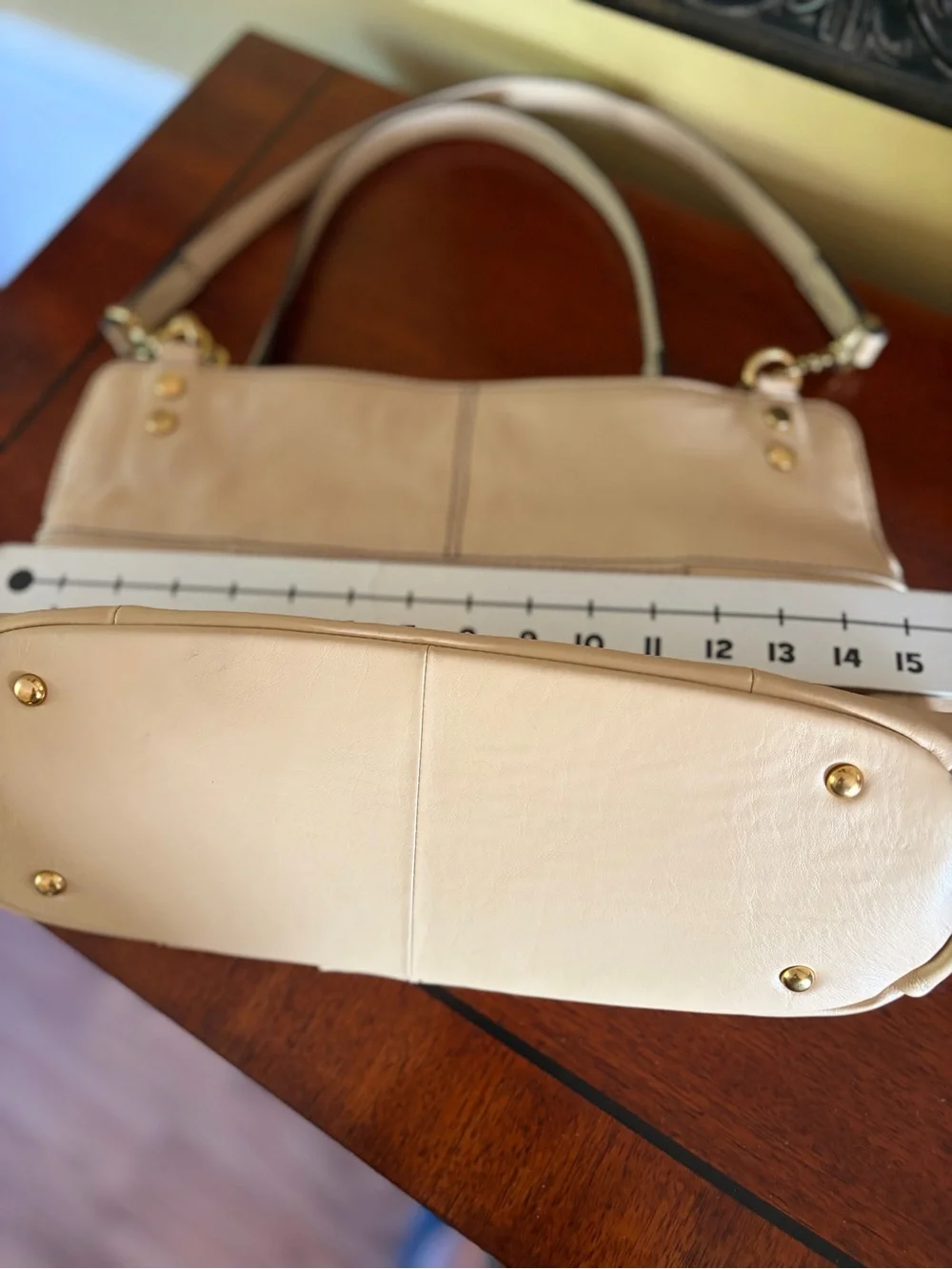 American Leather Co. Shoulder Bag Triple Entry and Double Straps